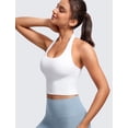 thumbnail image 5 of Top corto halter Butterluxe de CRZ YOGA blanco XS, 5 of 5