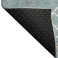 thumbnail image 5 of Addison Rugs Chantille Indoor/Outdoor Transitional Geometric Teal Machine Washable Round Rug, 8' x 8', 5 of 8