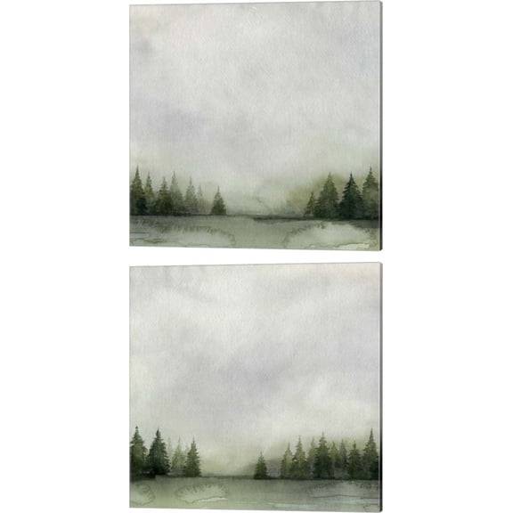 Great Art Now Timberline by Grace Popp 2 Piece Canvas Art Set Each 14W x 14H