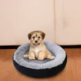 thumbnail image 1 of LSLJS Tapis pour Chien Épais et Chaud, Amovible et Lavable, Kennel Rond, Fournitures pour Animaux, 1 of 6