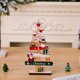 thumbnail image 5 of Christmas Table Centerpiece Decoration | Wooden Snowman Santa Claus Holiday Décor | Merry Christmas Tabletop Ornament | Durable Wood | Festive Design | 1pc | 8.46x4.13x0.39in, 5 of 6