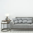 thumbnail image 3 of Ambesonne Grey Throw Pillow Cover 4 Pack, Nordic Snowflake Pattern, 20", Grey White Black, 3 of 7