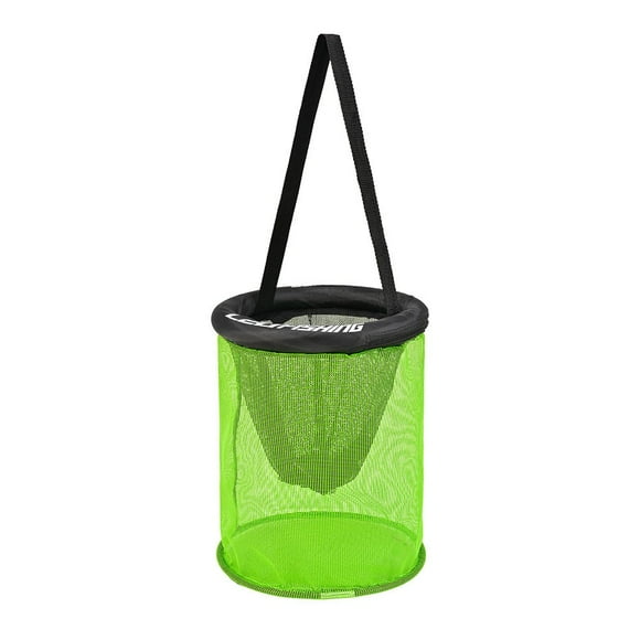 Panier à Poisson Flottant Pliable Revêtement en Caoutchouc/séchage Rapide Poche en Filet sous l'Eau