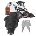 thumbnail image 4 of 6693245, Wearproof Metal Alloy Heat Resistant ABS Ignition Switch With 2-Key  For Repair, 4 of 8