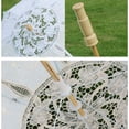 thumbnail image 4 of Parasol de de moda de 2 piezas, vintage, accesorios románticos para disfraces de dama Yotijar Sombrillas de encaje de boda, 4 of 10