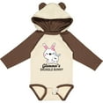 thumbnail image 3 of Inktastic Glammas Snuggle Bunny Easter Boys Long Sleeve Baby Bodysuit, 3 of 5