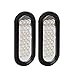 thumbnail image 3 of NPAUTO 2Pcs 6" Oval Trailer Backup Lights White 21 LED Trailer Reverse Fog Lights for RV Truck Boat Trailer Waterproof [Grommet & Plug], 3 of 4