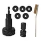 thumbnail image 2 of Herramienta para eliminar óxido de ruedas Kit para renovar cubos de ruedas Limpiador de pernos de ruedas Negro con pincel, 2 of 7