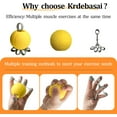 thumbnail image 3 of ABCISI Hand Exercise Ball, Squeeze Ball for Hand Therapy, Finger Extension Exerciser, Finger and Wrist Strengthener, Hand Grip Strengthener for Elderly,Weak Hand,Arthritis,Stroke,Carpal Tunnel, 20LB, 3 of 14