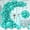 Teal, variant on iTi Direct Adult Decoration Balloons with matching color ribbon, Latex Teal,120 Pack