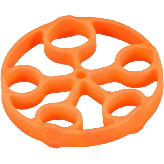 Finger Stretcher Exerciser, 11LB Silicone Hand Grip Strengthener Finger Strength Trainer for Rock Climbing Athletes Workout Orange