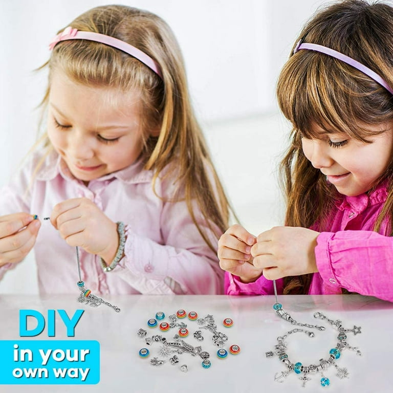 Arts and Crafts for Kids Age 6-12: Toys for 6 7 8 9 Year Old Girls |  Fashion Girls Hair Accessories Craft Kit | That Allows Girls to Make Their  Own