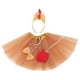 thumbnail image 2 of KAKOWELY Disfraz de pollo para niños y adultos, ideal para fiestas de Pascua, cosplay, diadema, pajarita, cola y falda de tul, accesorios para fiestas de Halloween y Pascua., 2 of 5