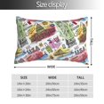 thumbnail image 2 of Pofeuu America Landmarks1 Print Polyester Microfiber Plush Pillowcases, Super Soft and Cozy Pillow Case Covers with Envelop Closure（Pillow core not included）-20"x30", 2 of 6