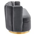 thumbnail image 4 of Victoria Channel Tufted Performance Velvet Sofa, 4 of 9