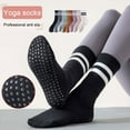 thumbnail image 3 of COCEQUC Sport Sock Cotton Mid-tube Bottom Professional Non Indoor Fitne/ Silicone Expre U3I8, 3 of 6