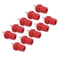 thumbnail image 4 of 10 piezas de terminal de alimentación de 300 a 500 W, inversor de cobre puro, terminal de fuente de alimentación de 13 mm, terminal M4, rojo, 4 of 9