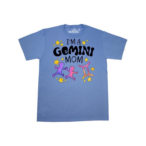 INKtastic - I'm a Gemini Mom Zodiac Sign Astrology T-Shirt - Walmart ...