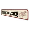 thumbnail image 4 of Maine Lobster Seafood Shack Novelty Decor, Metal Wall Sign - 4x18 Inches, 4 of 4