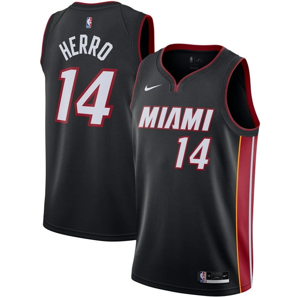 Tyler Herro Miami Heat Nike 2020/21 Swingman Jersey - Black - Icon Edition - Walmart.com ...