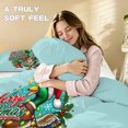 thumbnail image 5 of Yspwyqan Merry Duckmas Christmas 3 Piece Comforter Set King, Cute Cartoon Duck Bedding Set Bed in a Bag for Holiday Bedroom Guest Room Decoration, 5 of 7
