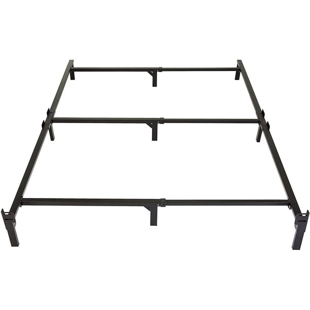 9 Leg Support Metal Bed Frame Strong, How To Put A Queen Size Metal Frame Together