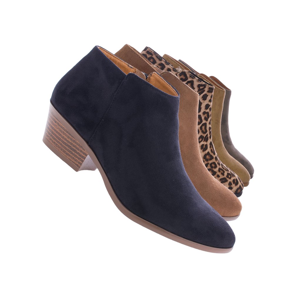 low heel bootie sandals