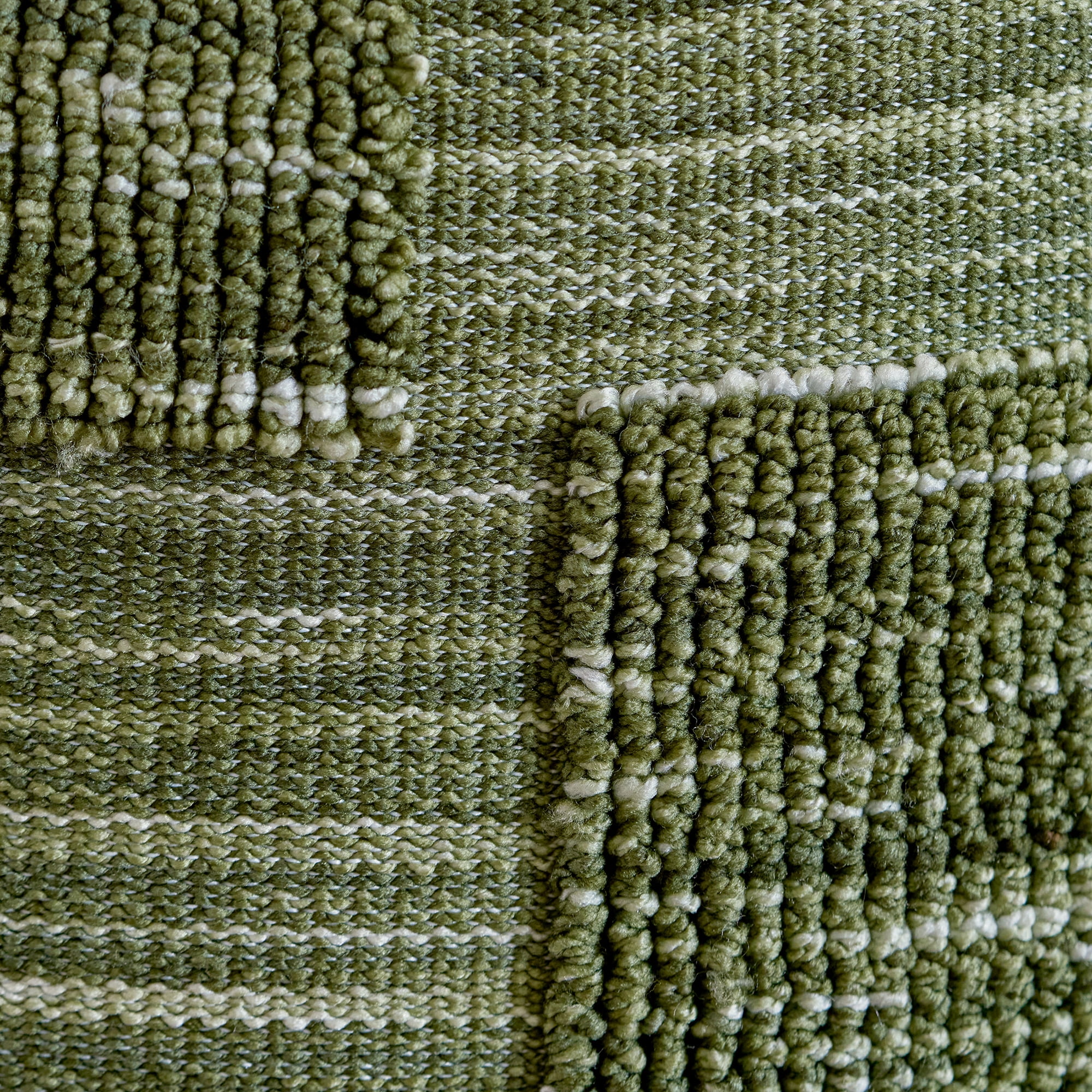 Better Homes & Gardens Space Dye Pouf Cover, Green, 18 in x 18 in x 18 in