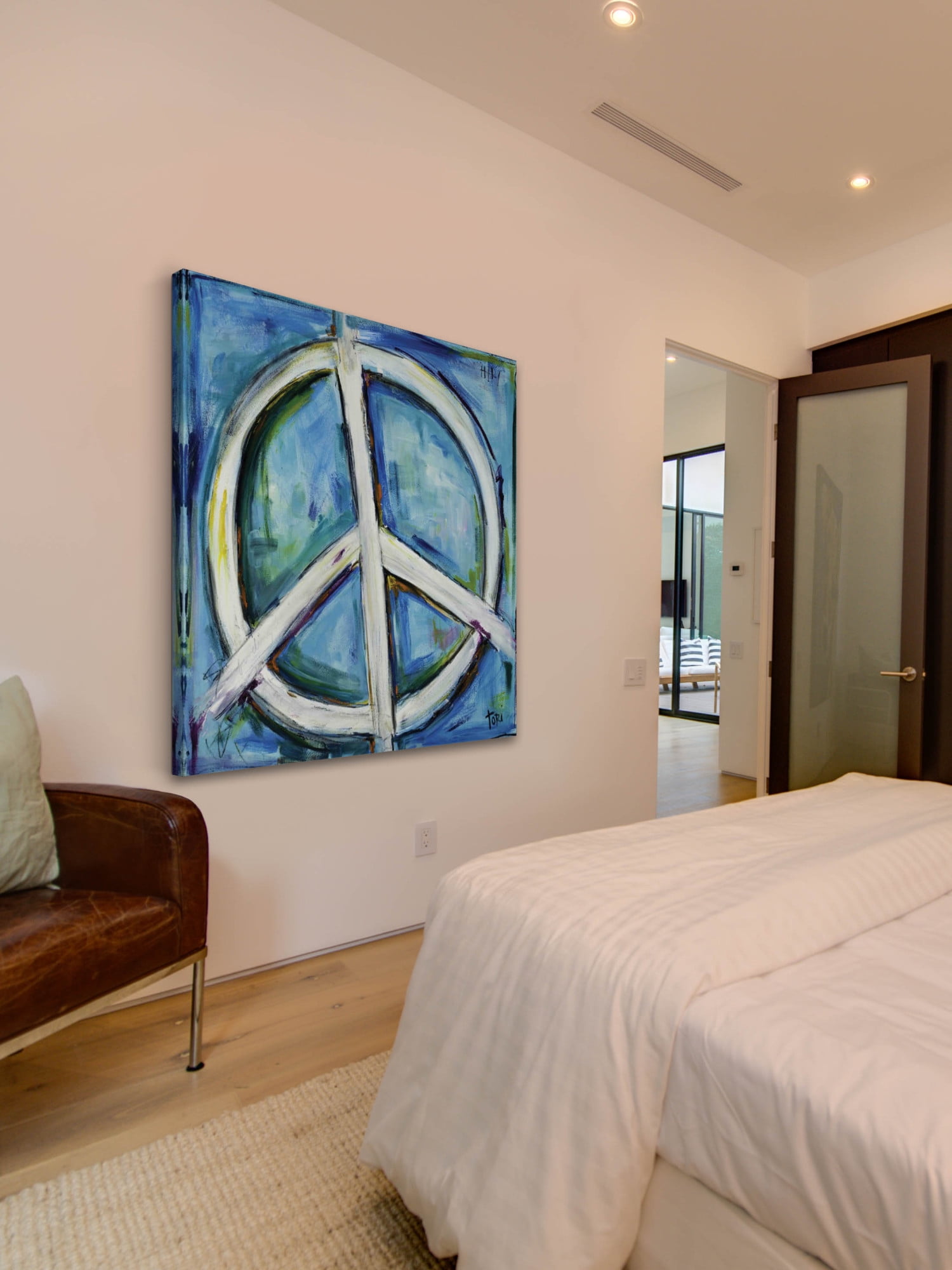 Marmont Hill "Finding The Peace" by Tori Campisi Painting Print on Canvas