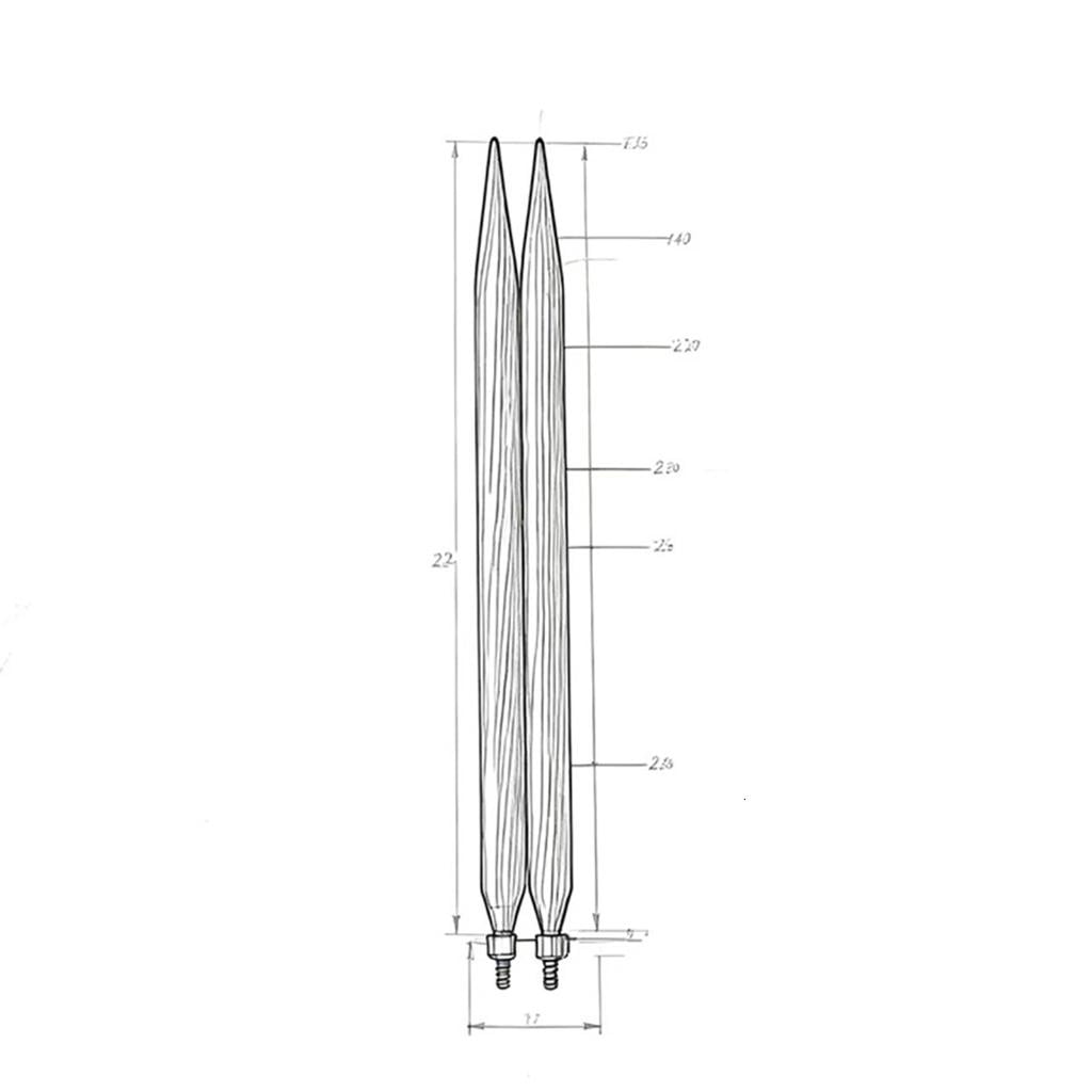 Handcraft Wood Knitting Needle Interchangeable Circular Set With Vibranting Color