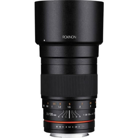 rokinon 135mm f2.0 telephoto lens for nikon with