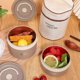 thumbnail image 3 of 1 Set Lunch Box Stainless Steel Insulated Lunch Container Portable Thermal Food Container For Work School Picnics With Bag, 3 of 3