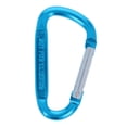thumbnail image 4 of (6 Pack) Aluminum Multi-Color Carabiner Spring Clip Keychain Blue Medium, 4 of 7