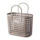 thumbnail image 1 of Cesta de ducha multiusos, ligera, con drenaje hueco, organizador de plástico para bolso Café grande, 1 of 9