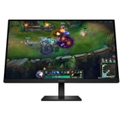 Restored HP OMEN 27" FHD 180Hz Gaming Monitor 169, 1ms, 400 nits, Height adjustable, Pivot, Tilt, Anti-glare, HDMI and DisplayPort, Black - AV4K1AA