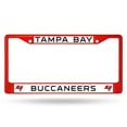 thumbnail image 2 of Rico Industries - NFL Color License Plate Frame, Tampa Bay Buccaneers, 2 of 2