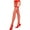 Red, variant on Women's Lace top fishnet garterbelt stockings 7900-WHITE