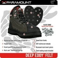 thumbnail image 2 of Paramount Outdoors Deep Eddy Felt Bottom Wading Boots, Felt, Size 10, 2 of 7