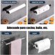 thumbnail image 2 of Porta Rollos de Cocina No es Necesario Perforar, Acero Inoxidable 304 Porta Servitoallas Cocina, Soporte para Toallas de Papel Paper Towel Holder (Negro), 2 of 4