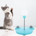 thumbnail image 3 of DOLITY Jouet Distributeur de Friandises Antidérapant Résistant aux Morsures pour Chien Chat Intérieur Bleu et Boule d'Herbe à Chat, 3 of 7