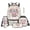 Axolotl Rainbow, variant on Axolotl 5Pcs Girls Backpack for School with Cherry Blossom Lunch Bag Multifunctional Pencil Case Water Bottle Bag Lanyard Keychain Fashion with Compartments