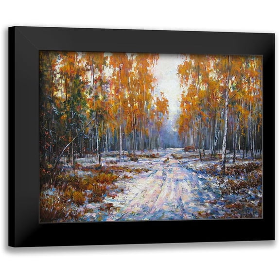 Cernov, Ivan 14x12 Black Modern Framed Museum Art Print Titled - Warm Autumn