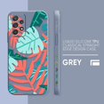 thumbnail image 3 of Funda para Samsung Galaxy A91 A73 A72 A71 A52 A51 A33 A31 A02S AO3S 4G 5G Color líquido funda de silicona plantas hoja arte, 3 of 5