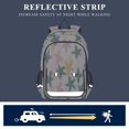 thumbnail image 5 of FORMRS Unisex School Backpack 17" Student Travel Bag with Laptop Compartment, Pastel Pink Stars, 5 of 7