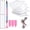 1pc pencil with 5pcs tray, variant on 6Pcs Rhinestone Diamond Painting Trays Jewelry Bead Picker Plate Gems Sorting Trays for DIY Coaster Art Crafts Nail Dotting Tools