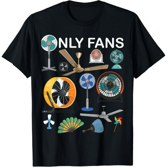 t-shirt Only Fan Set Funny Ventilators And Fans Women Men T-Shirt mens,black,women,funny,journey,Crew Neck, Short Sleeve,printing