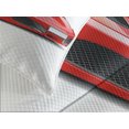 thumbnail image 4 of Ambesonne Modern Quilted Bedspread Set 3 Pcs, Italian Car Illustration, King Size, Charcoal Grey and Red, 4 of 5