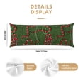 thumbnail image 3 of Fotbe Red Snake Funda para Almohada Corporal con Diseño, Funda de Microfibra Ultrasuave de 20x54 Pulgadas, Ropa de Cama Elegante, 3 of 7