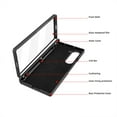 thumbnail image 3 of Allytechgroup Galaxy Z Fold6 Case Screen Protector, Invisible Stand Magnetic Back Cover Compatible with Magsafe Shockproof Anti-Scratch Bumper Rugged Phone Case for Samsung Galaxy Z Fold 6, Blue, 3 of 12