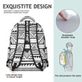 thumbnail image 5 of Bohemian Ethnic College Backpack - Anti-Scratch Fabric & Padded Straps | Comfortable Carry, 5 of 6